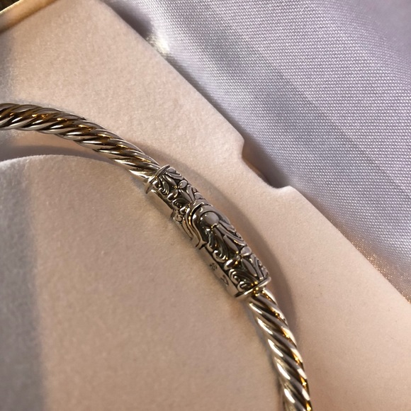 14k sterling Green Quartz Bracelet - Picture 3 of 7